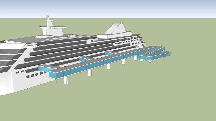 Cruise ship port