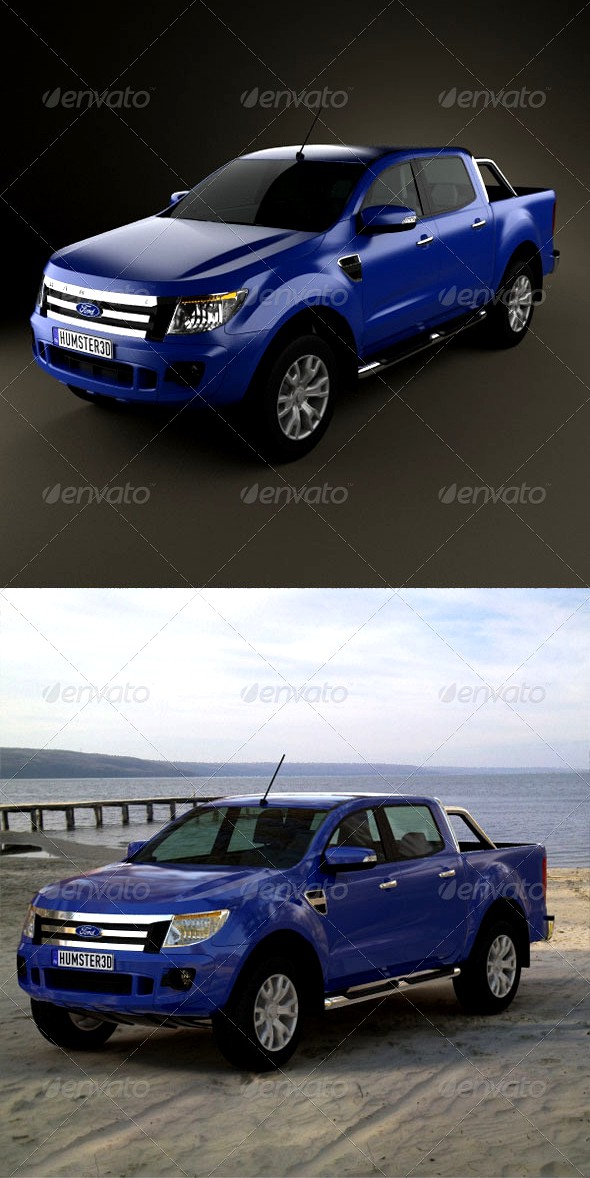 Ford Ranger 2011 3d model