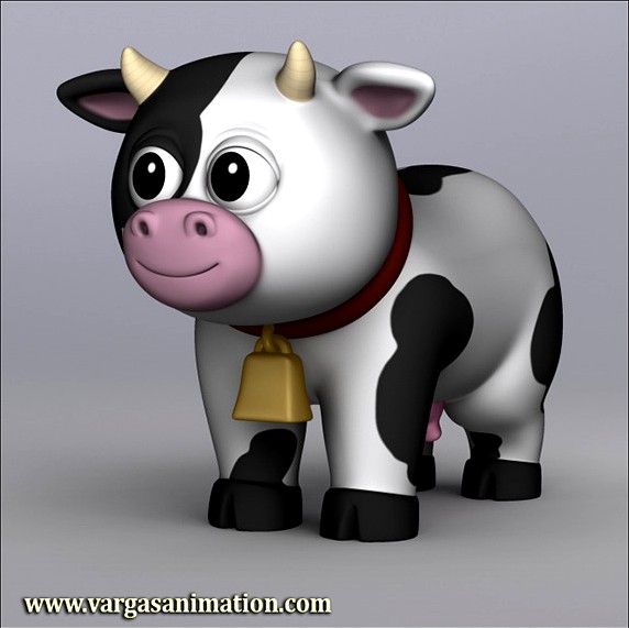 Cartoony Cow