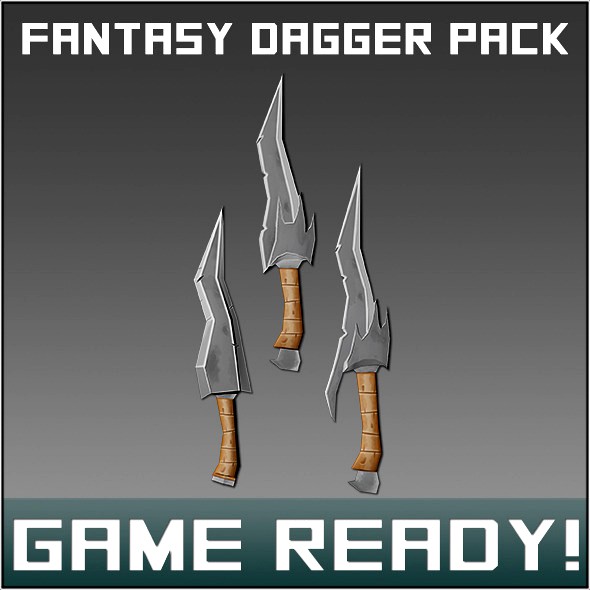 Fantasy Weapon Dagger Pack
