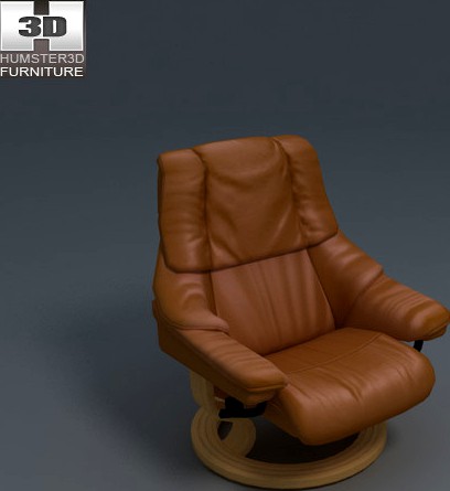 Tampa Chair - Ekornes Stressless - 3D Model.