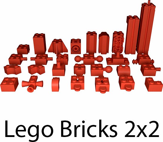 Lego Bricks 2x2