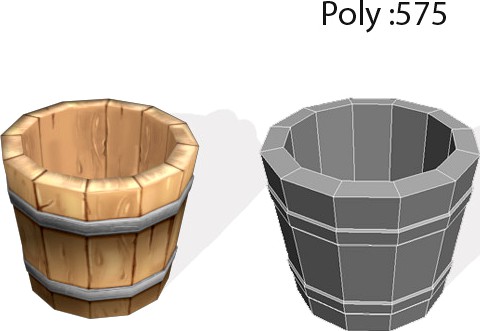 wooden buckets