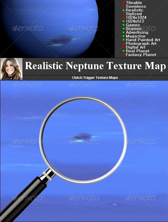 Neptune Texture Map
