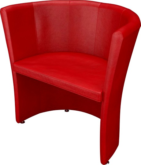 Red Leather Armchair