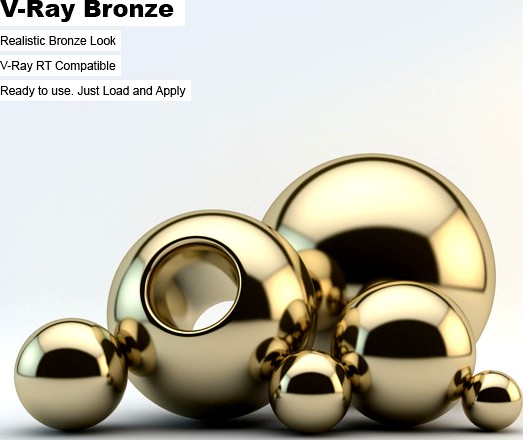 V-Ray Bronze Material
