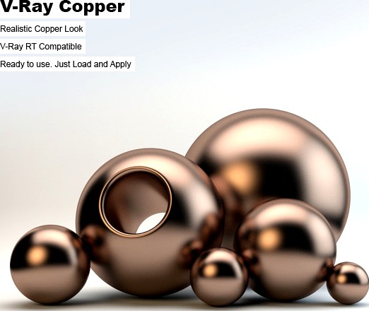 V-Ray Copper Material