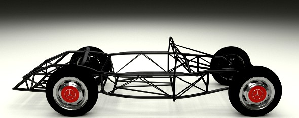 Mercedes 300SL Chassis