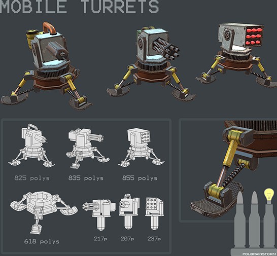 MOBILE TURRET PACK 1