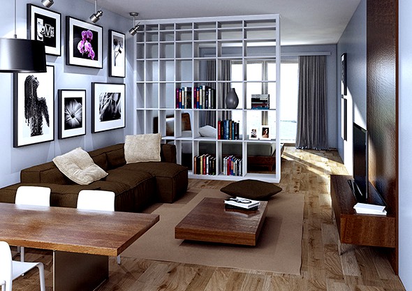 Apartment interior for C4D &amp; VRay