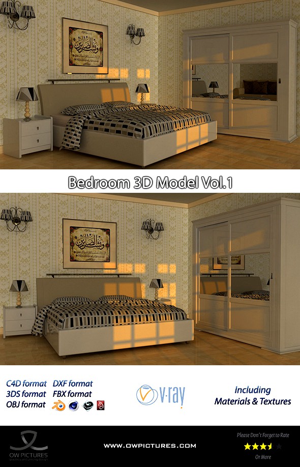 Bedroom 3D Model