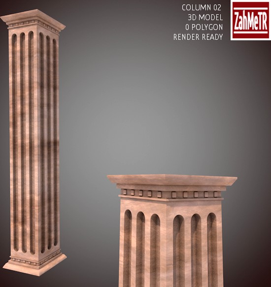 Column 02  (3D Model)