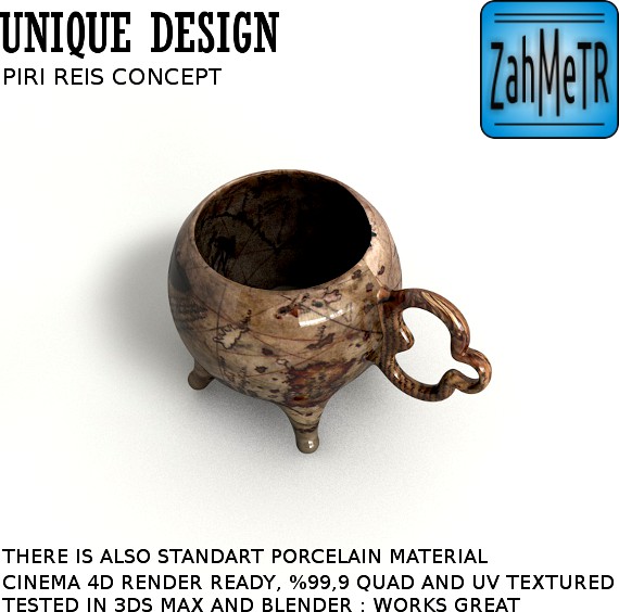 Piri Reis Concept Huge Coffee Mug