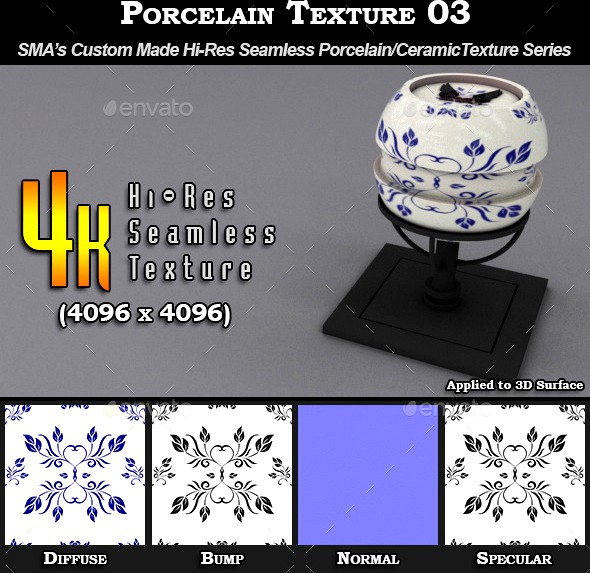 Hi-Res Porcelain Texture - 03
