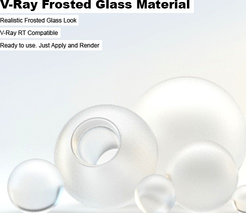 V-Ray Frosted Glass Material