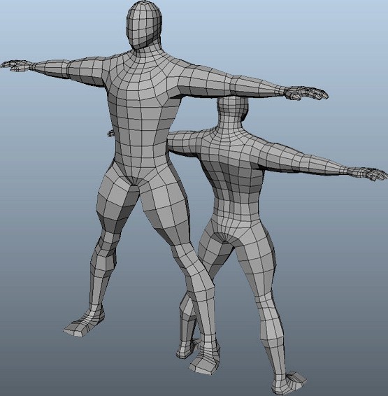 Base Mesh Man Model