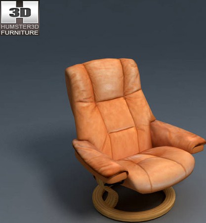 Mayfair armchair - Ekornes Stressless - 3D Model.