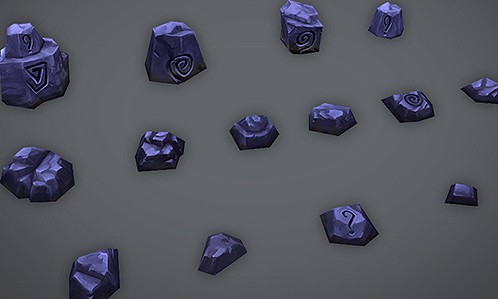 Low Poly Rock Set 01