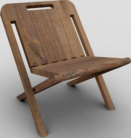 Wooden Folding Chair