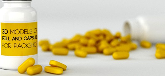 Bottles With Pill And Capsule