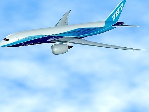 Boeing 787 civilian jet