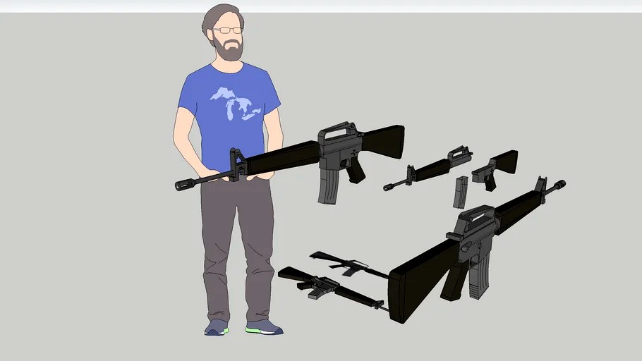 M16 Assault Rifle , Colt USA