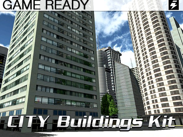 Game Ready City Buildings Kit