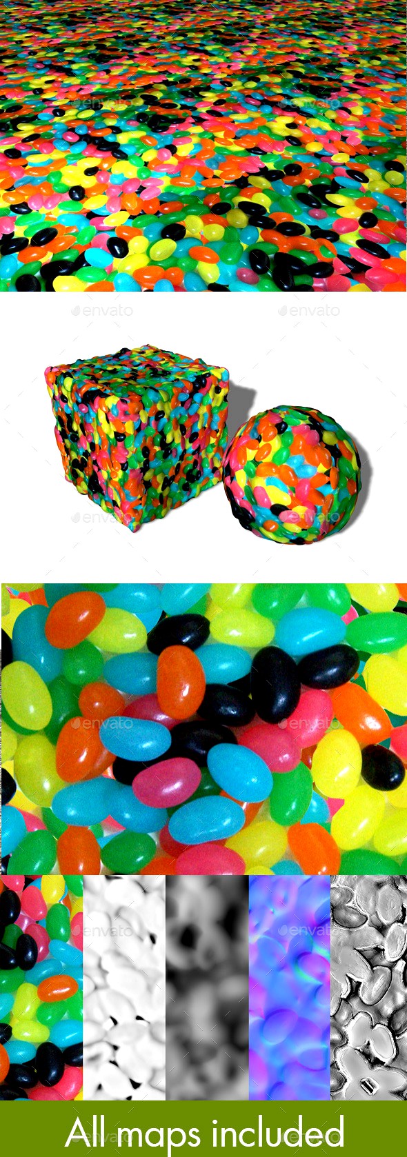 Seamless Jellybean Texture