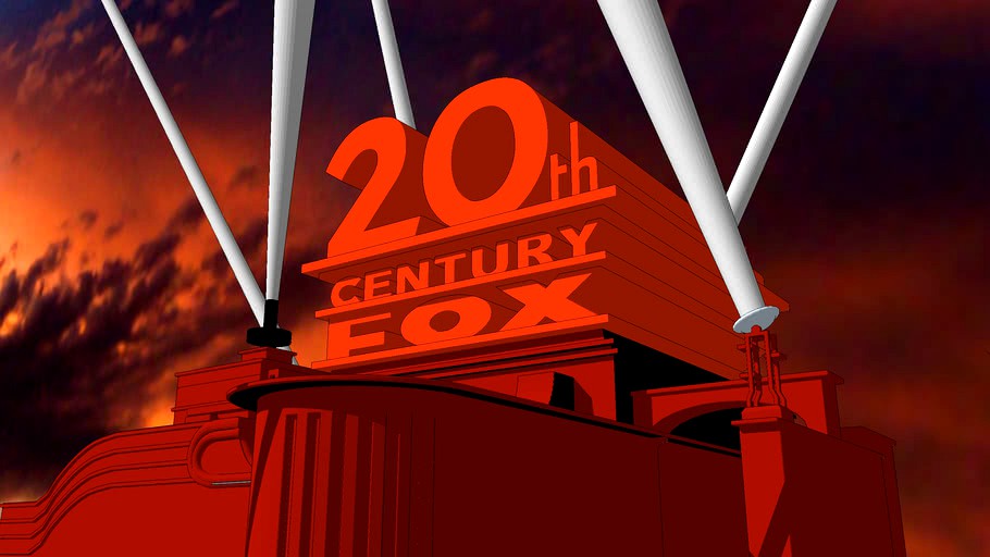 20th Century Fox 1994 Logo Remake 3D model