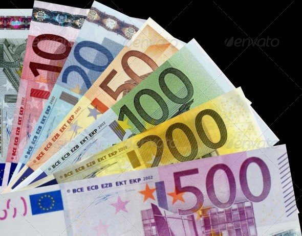 Euro bills