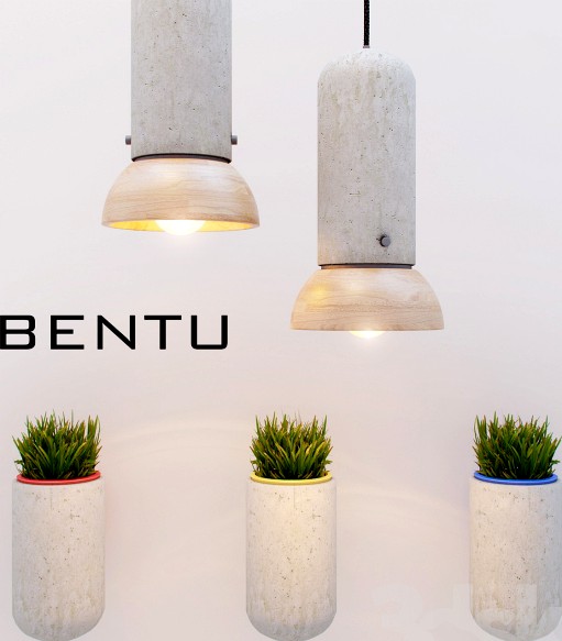 Lamp and pot Bentu bei