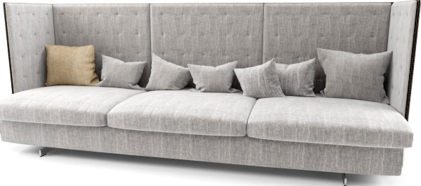 Poltrona Frau GRAN TORINO HB 3 SEATER LARGE SOFA