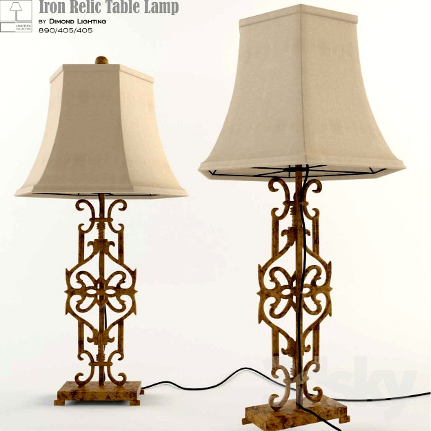Iron Relic Table Lamp