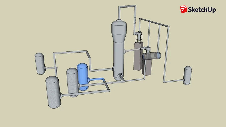 Fluidised Bed Polymerization 3D