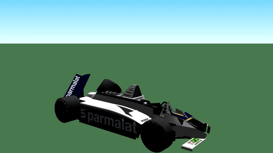 Brabham BT49c (1981)destrozado