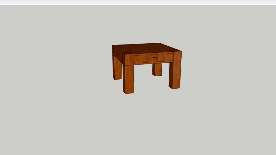 TABLE BASSE MAISON COLONIALE