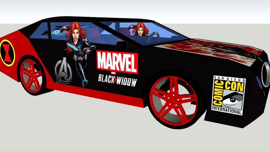 Marvel Black Widow Car