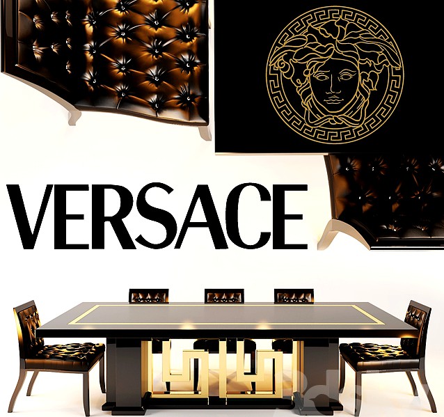 versace chair SHADOW, DINING TABLES CARTESIO