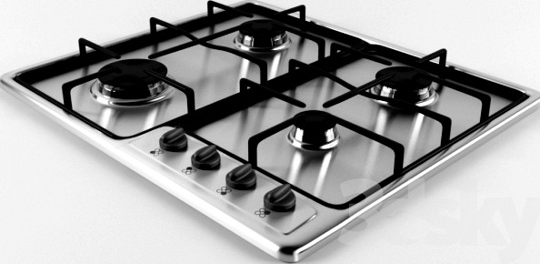 Gas cooking plate