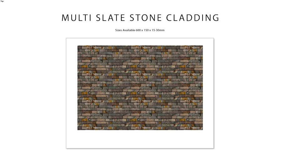 Multi Slate Stone Cladding