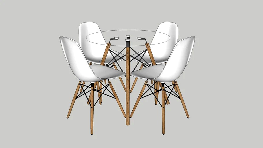 Eames Dining table & Chairs