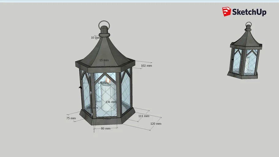 6 Sided Lantern DnD- Megan Gladding