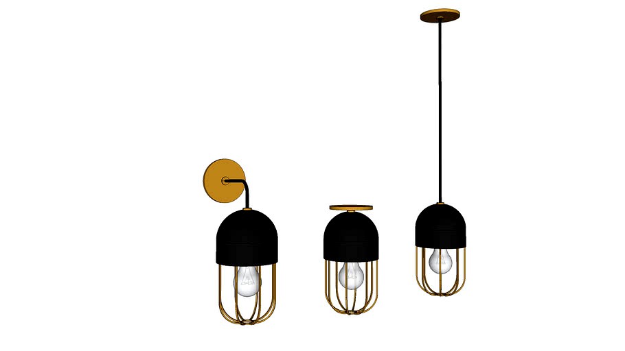 Mitzi Haley 5 1/2' Wide Aged Brass and Black Mini Pendant lamp