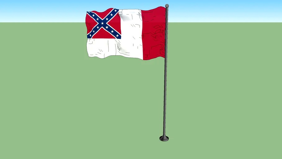 Flag of the confederate States of America 1865