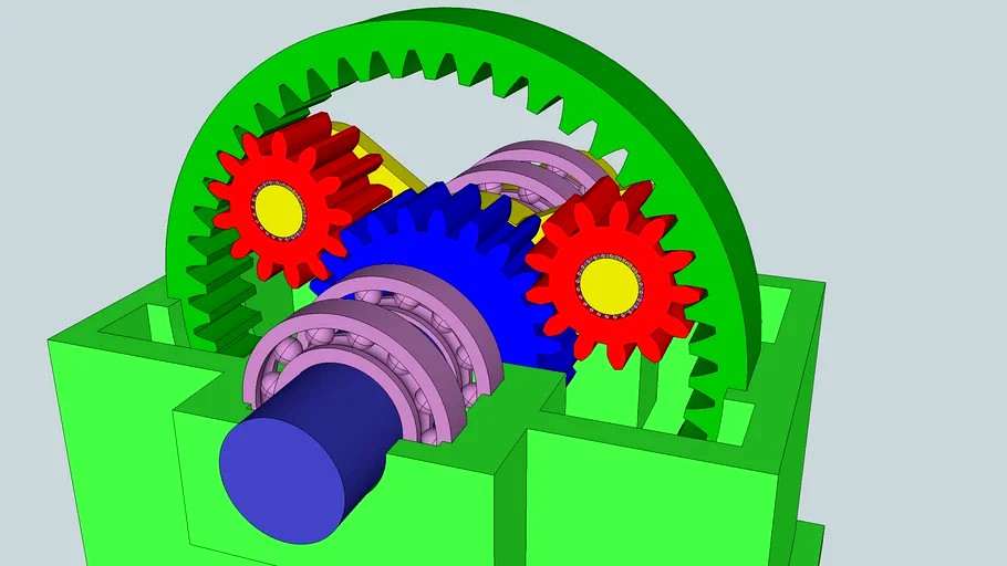 Gear Box - Réducteur planétaire - Engrenage - Зубчатая передача