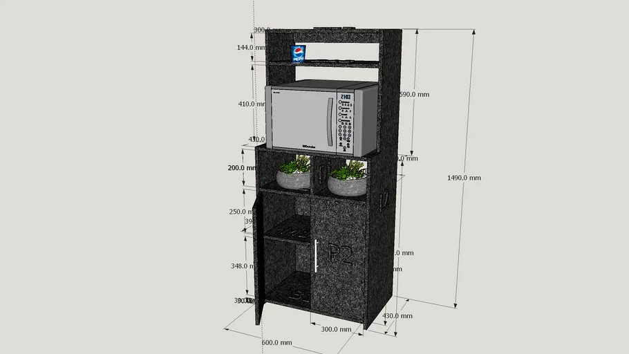 Mueble Microondas