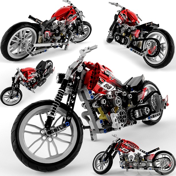 Lego Technic Motorbike Alternative