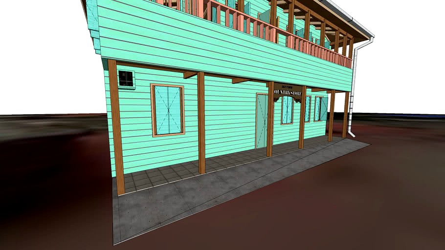 Anglo Caribbean house 'JAY PONG' Country Shop in Old Providence Island