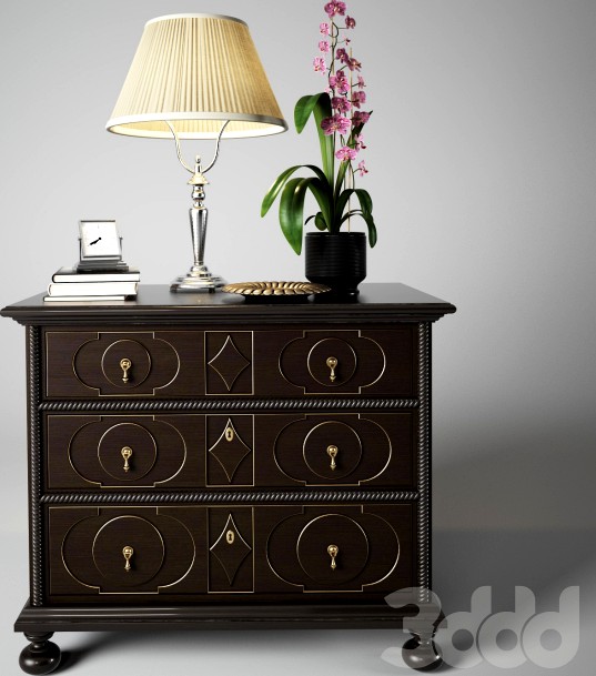 Baker 9809  Glebe Bedside Chest