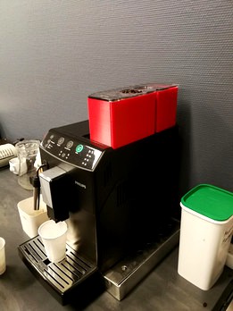 Philips espresso machine coffee beans caddy, funnel, holder